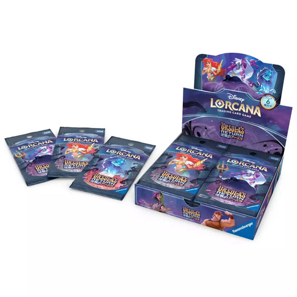 ディズニーロルカナ ブースターパック「逆襲のアースラ」1BOX