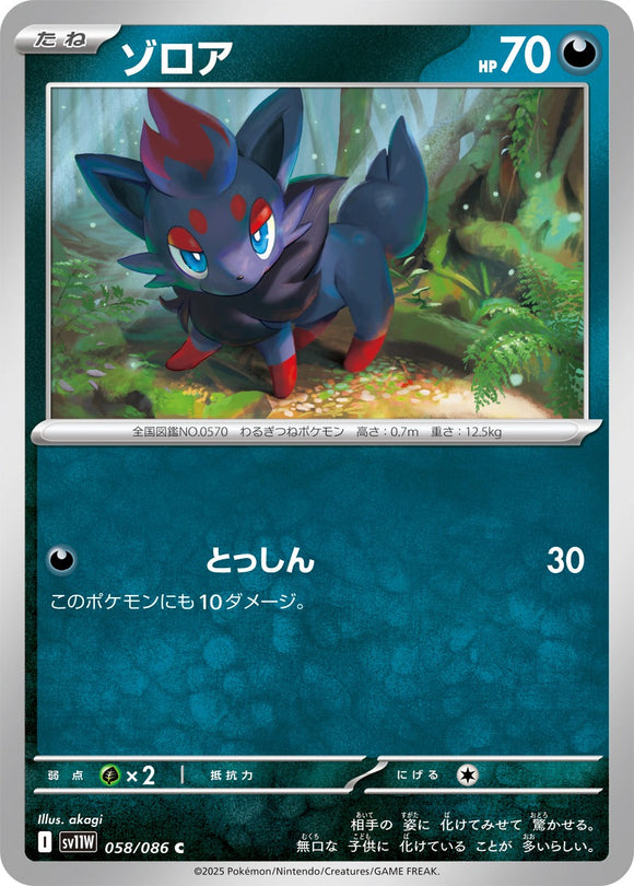ゾロア(058/086)【SV11W】